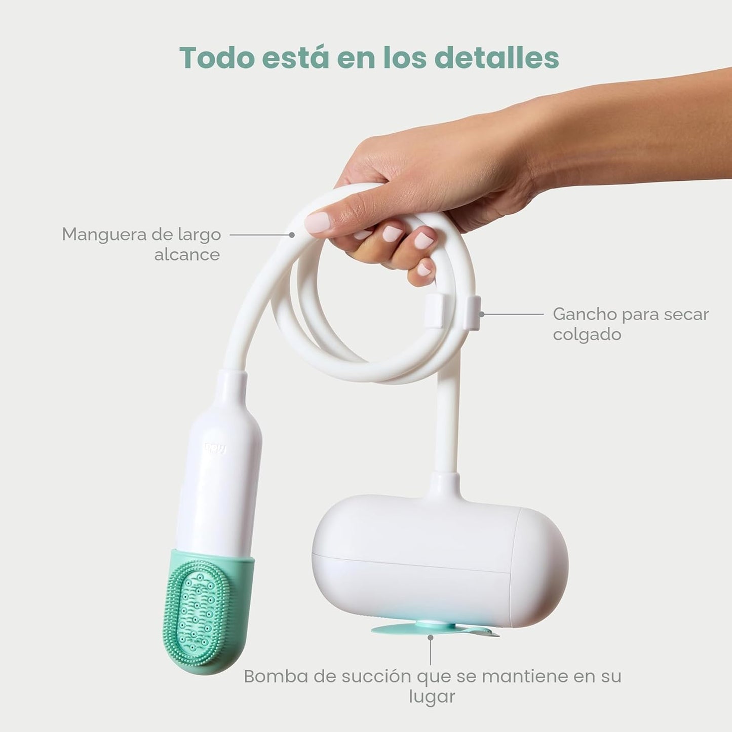 Frida Baby Control The Flow - Accesorio rociador para bañera de beb...