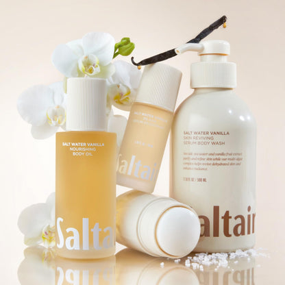 Aceite corporal Saltair - Lujoso aceite de agua salada y vainilla d...