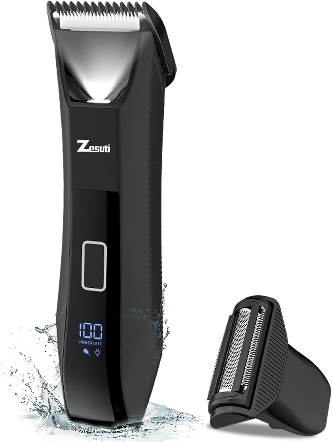Zesuti Recortador 2-en-1 para Hombre, Recortadores de Pelo Corporal...