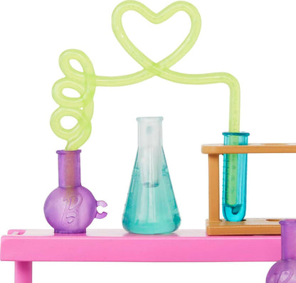 Barbie Juego de laboratorio científico con 2 muñecas, banco de labo...