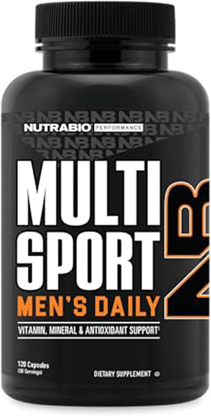 NutraBio Multisport para hombres - Multivitamina para hombre - 33 v...
