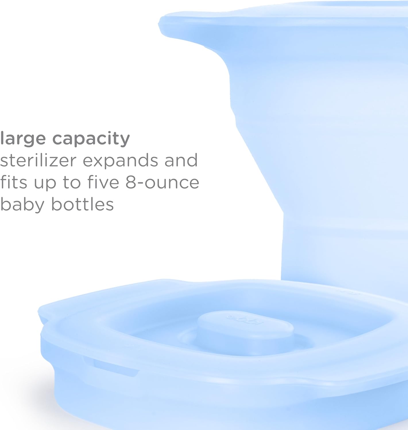 Ubbi Esterilizador de vapor plegable para microondas para biberones...