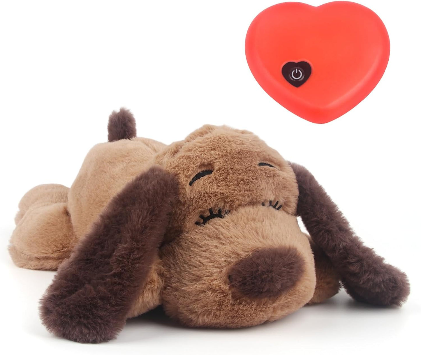 BEVERLYSHARK Juguete de latido del corazón para cachorros, ayuda pa...