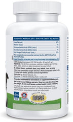 Nordic Naturals Omega-3 para mascotas, sin sabor - 90 cápsulas blan...
