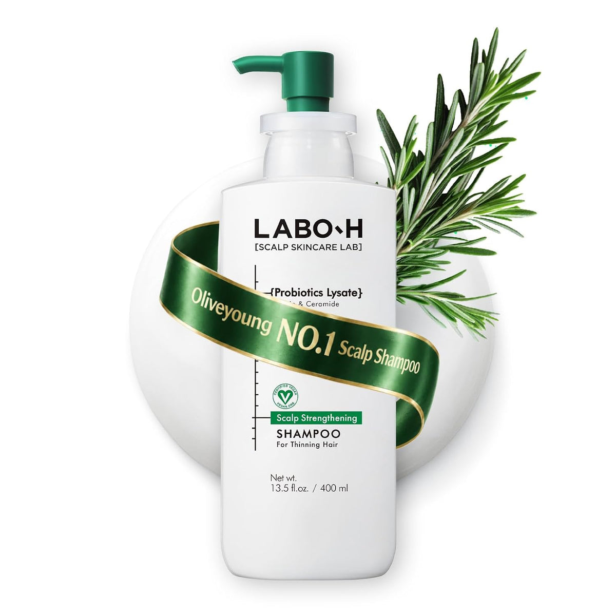LABO-H Champú Fortalecedor del Cuero Cabelludo para el Crecimiento...