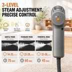 Limpiador a vapor, vaporizador ajustable de 3 niveles para limpieza...