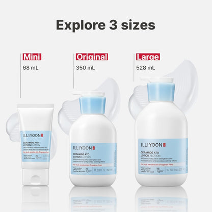Illiyoon Ceramide Ato Lotion | Hidratante ligero para piel seca y s...