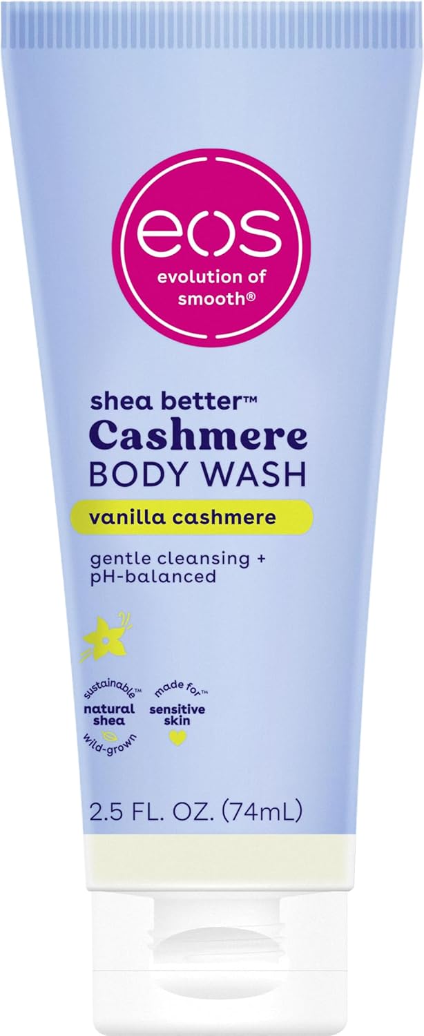 eos Gel de Ducha de Vainilla Cáshemire de Viaje - Gel de Ducha de T...