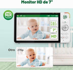 LeapFrog LF920-2HD Monitor de video de 2 cámaras con pantalla HD de...