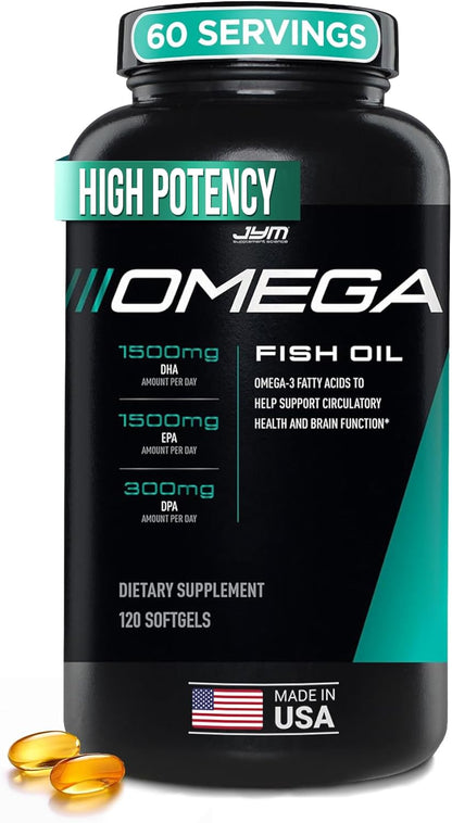 JYM Supplement Science Aceite de Pescado Omega JYM 2800mg, Omega 3...