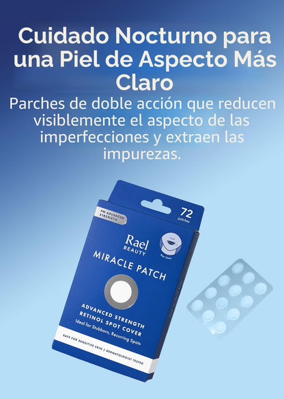 Rael Parches para espinillas, cubierta milagrosa de retinol, parche...