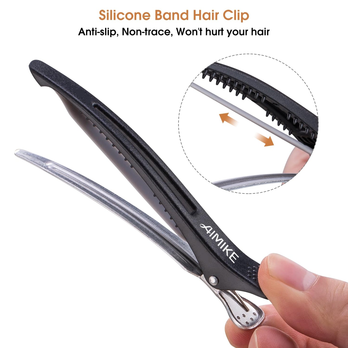 AIMIKE Juego de cepillos para el cabello, cepillo redondo de cerámica nano térmica y tecnología iónica con cerdas de jabalí para secar con soplado, mejorar la textura para peinar, rizar y brillar,
