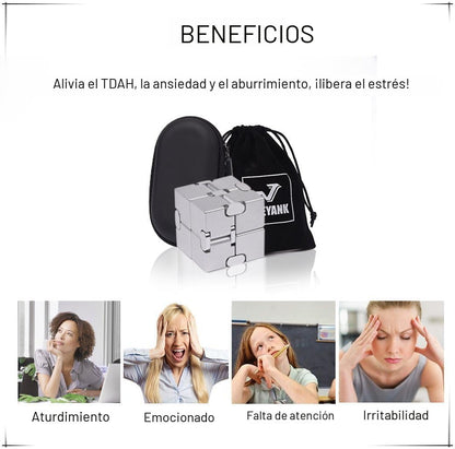 JOEYANK Fidget Cube - Nueva versión Fidget Finger Toys \u2013 Cubo...