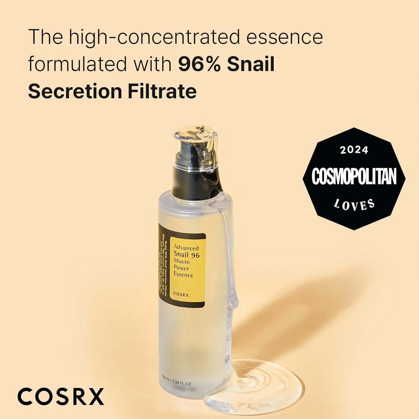 COSRX Snail Mucin Duo - Snail 92 Cream & Snail 96 Essence, Gel Hidratante Facial Diario y Suero Hidratante para el Rostro con Filtrado de Secreción de Caracol, Cuidado de la Piel Coreano