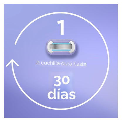 Gillette Venus Maquinilla de afeitar de contorno extra suave para m...