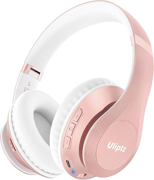 Uliptz Auriculares Bluetooth inalámbricos, tiempo de reproducción d...