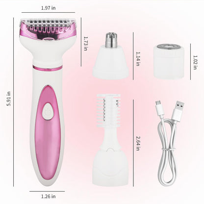 Afeitadora eléctrica Beanify para mujeres y hombres, kit de depilac...