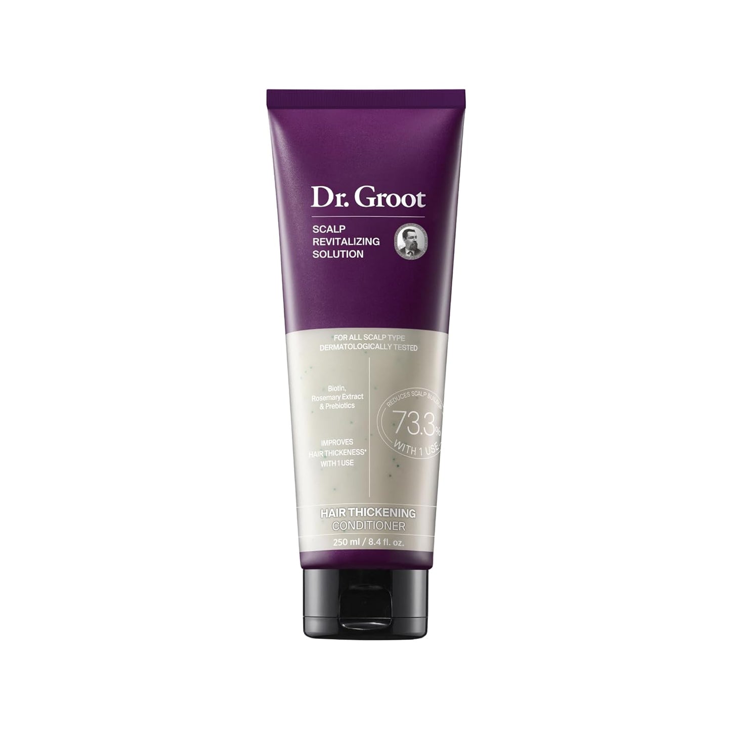 Acondicionador para engrosar el cabello de Dr. Groot para la pérdida del cabello, cabello delgado, cuidado capilar coreano, tratamiento del cuero cabelludo con biotina, clínicamente probado, cabello
