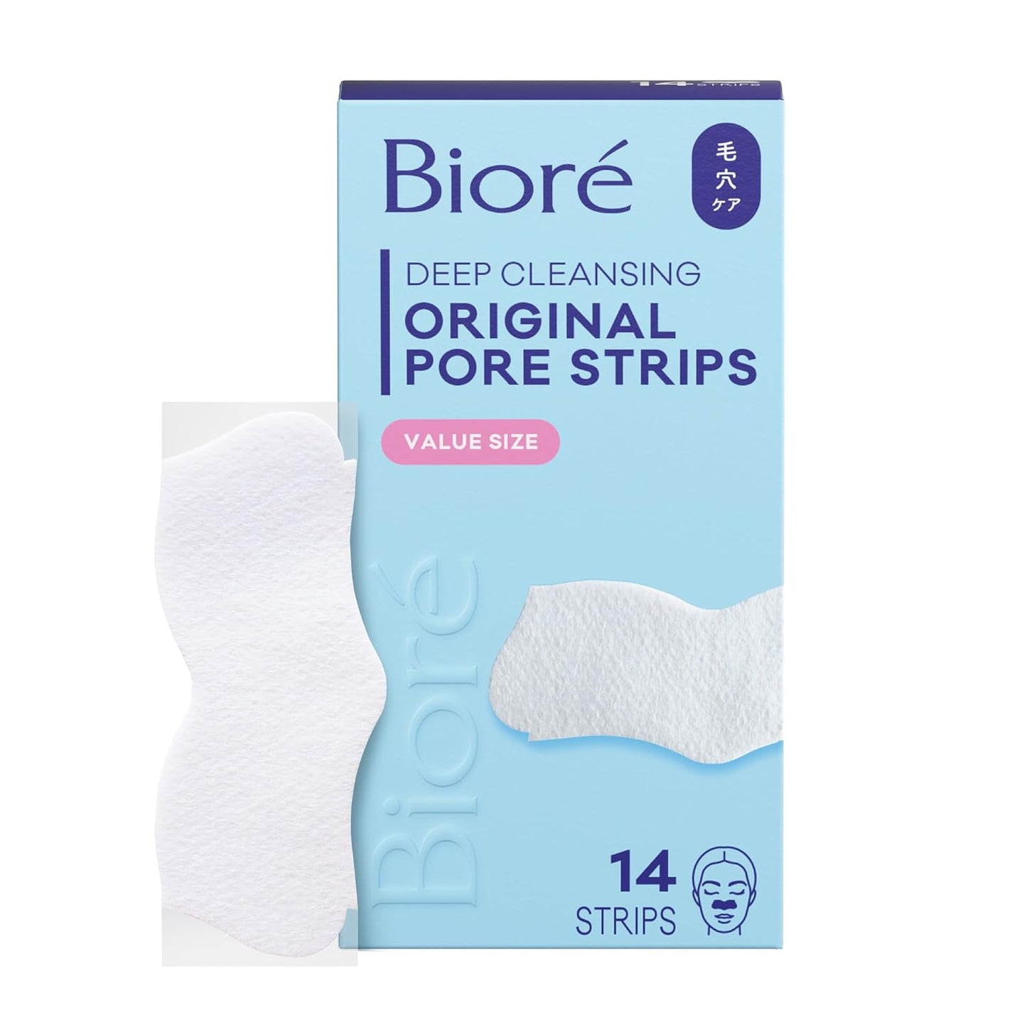 Bioré Tiras de poro de limpieza originales, de limpieza, tiras de l...