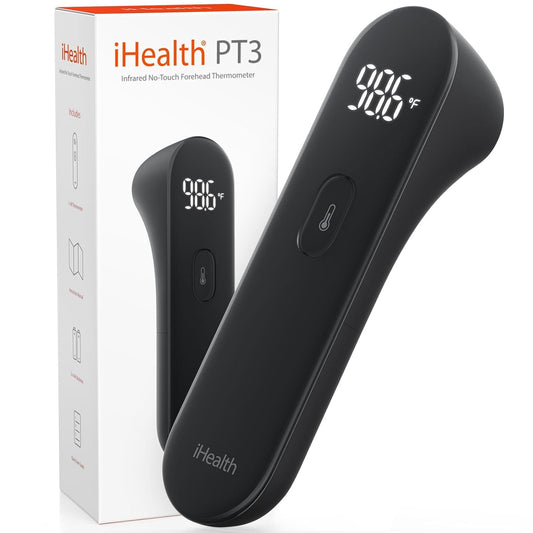 iHealth Termómetro digital sin contacto para la frente para adultos...