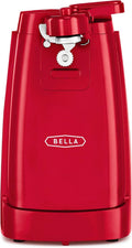 bella Abrelatas eléctrico y afilador de cuchillos, palanca de corte...