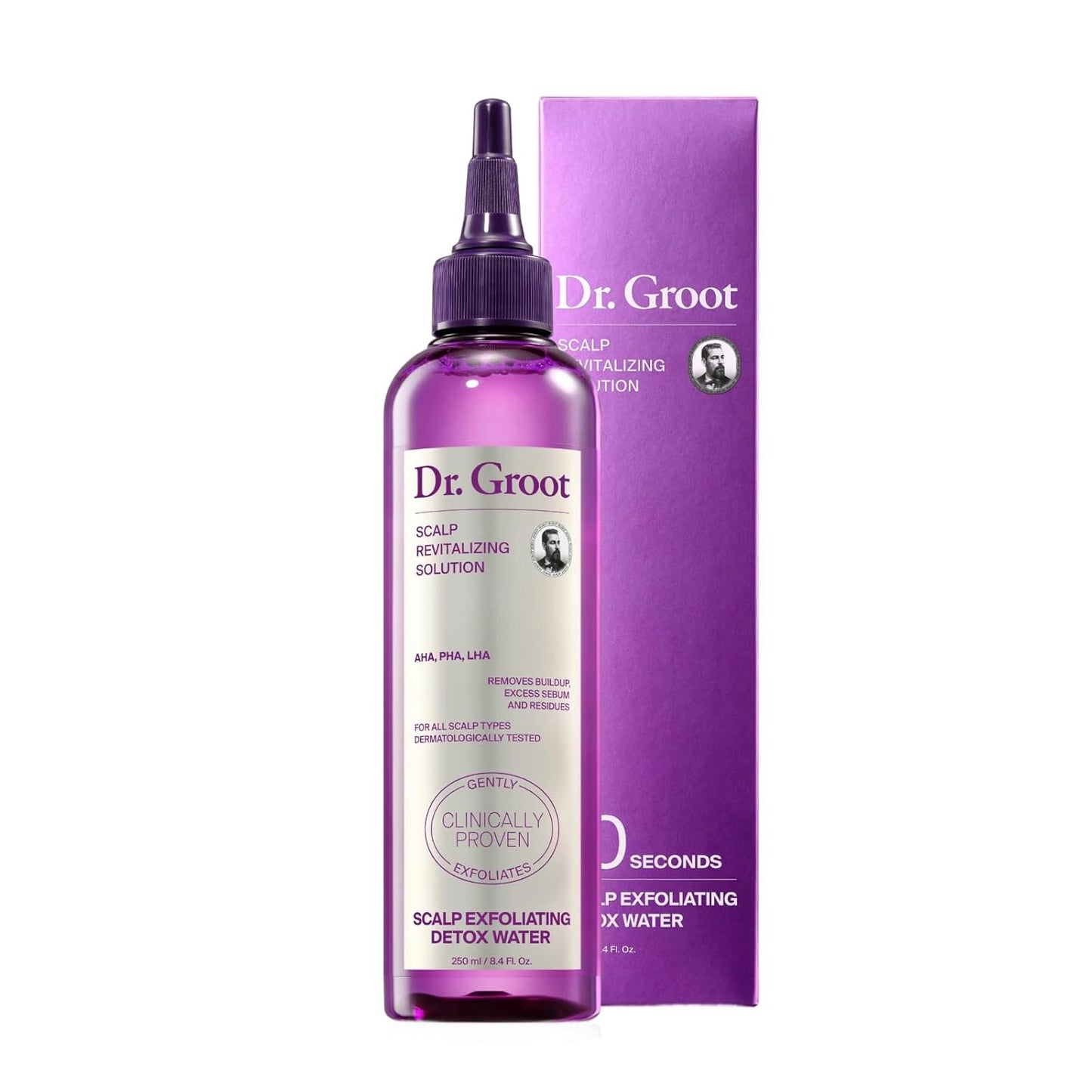Dr. Groot Solución revitalizante para el cuero cabelludo Exfoliating Detox Water