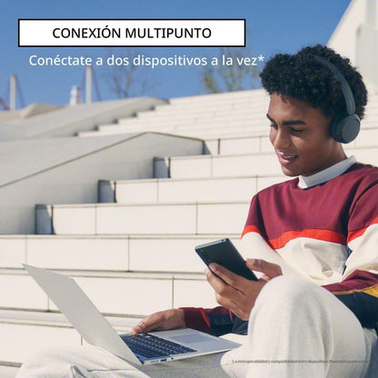 Auriculares inalámbricos Bluetooth Sony WH-CH520 con micrófono y ha...