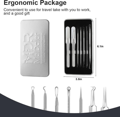 Meidaier Kit de eliminación de puntos negros, extractor de comedona...