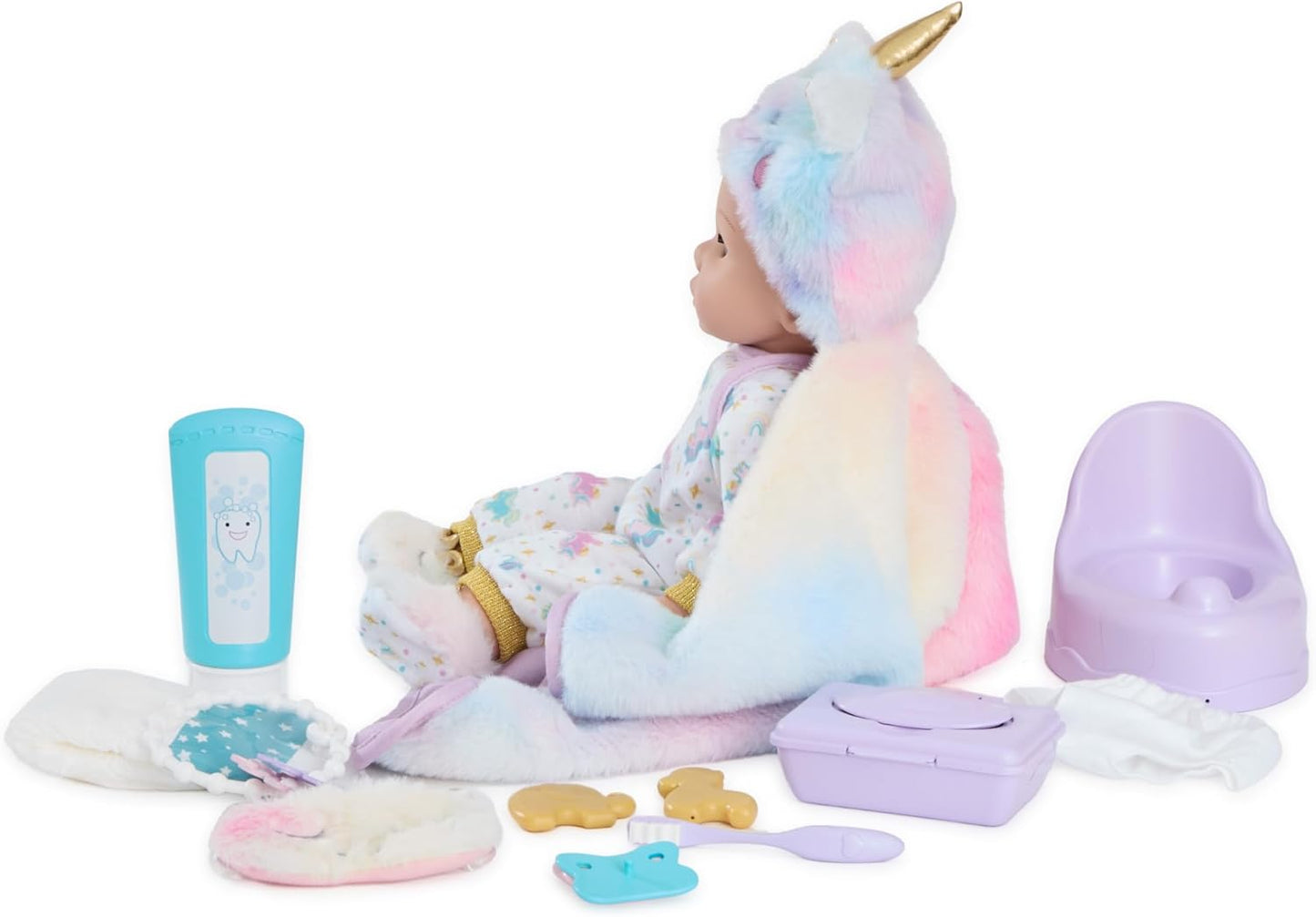 Madame Alexander Set de Juego Deluxe de Muñeca Bebé Unicornio Sweet...