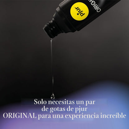 pjur Lubricante original a base de silicona, lubricante prémium par...