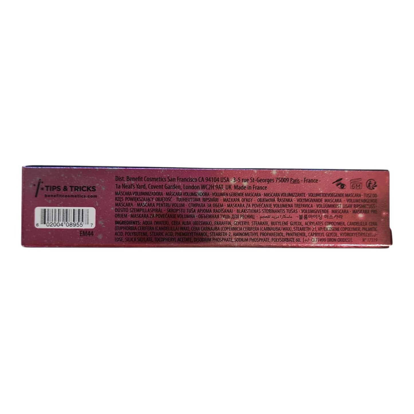 Benefit Bad Gal Bang - Máscara voluminizadora, tamaño regular, 0.3...