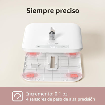 Báscula de bebé, báscula multifuncional para peso de bebé, báscula...