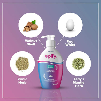 Epify - Crema de depilación íntima para hombres y mujeres, piel sen...