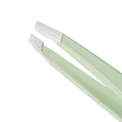 Tweezerman Pinzas inclinadas de acero inoxidable - Pinzas para ceja...