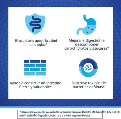 Florastor Probióticos para la salud digestiva e inmunológica, 30 cá...