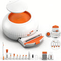 Kit de limpieza electrónica 25 en 1 - Divisor de cargador + extractor de llaves/cepillos/hisopos de limpieza profunda para teléfonos, portátiles, cámaras, realidad virtual, auriculares y