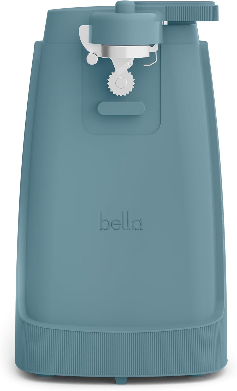 bella Abrelatas eléctrico y afilador de cuchillos, palanca de corte...
