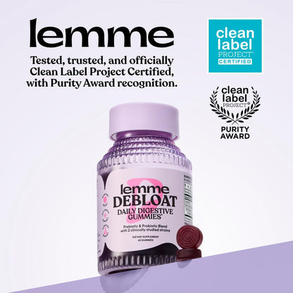 Lemme Debloat - Gomitas para la salud digestiva e intestinal con 2...
