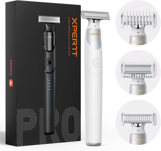 Trimcoo - Afeitadora eléctrica para ingle y vello corporal - Afeita...