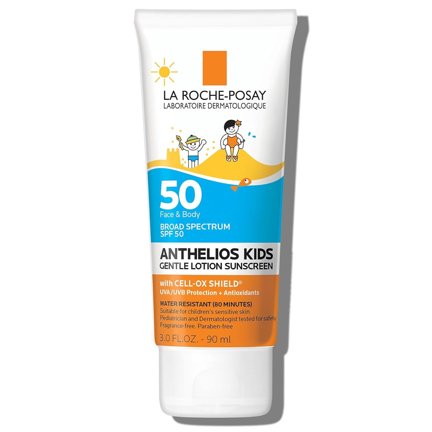 La Roche-Posay Anthelios Loción protectora solar para niños SPF 50,...