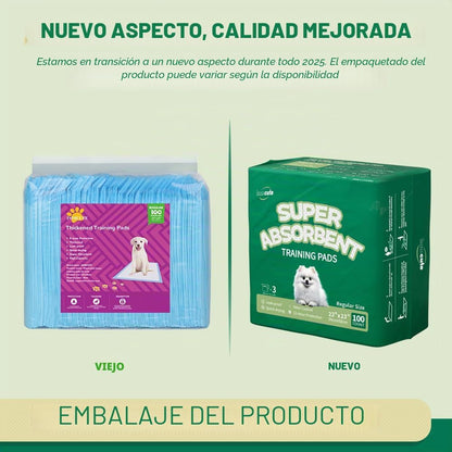 IMMCUTE Almohadillas para cachorros de 22 x 23 pulgadas, 100 unidad...