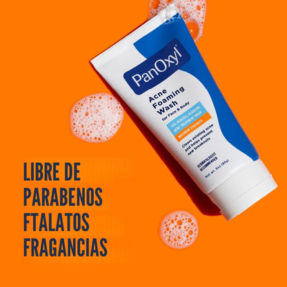 PanOxyl Espuma de Lavado para el Acné Peróxido de Benzoilo 10% Fuer...