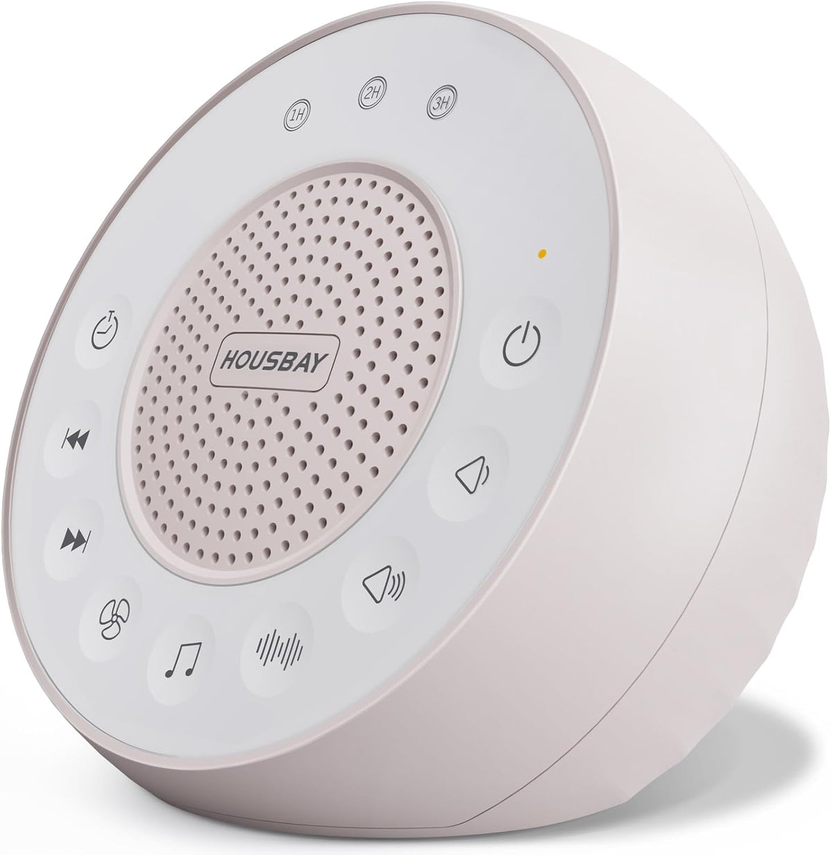 HOUSBAY - Máquina de sonido con ruido blanco para dormir, color ros...