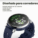 Amazfit Reloj inteligente Active 3, cristal de zafiro AMOLED de 1.3...