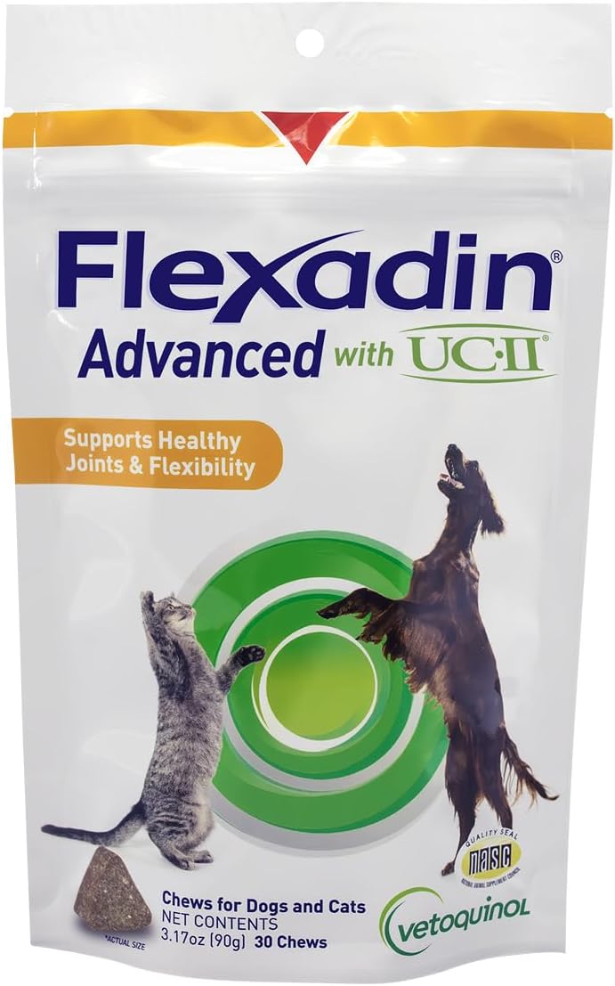 Vetoquinol Flexadin Advanced Suplemento para Cadera y Articulacione...