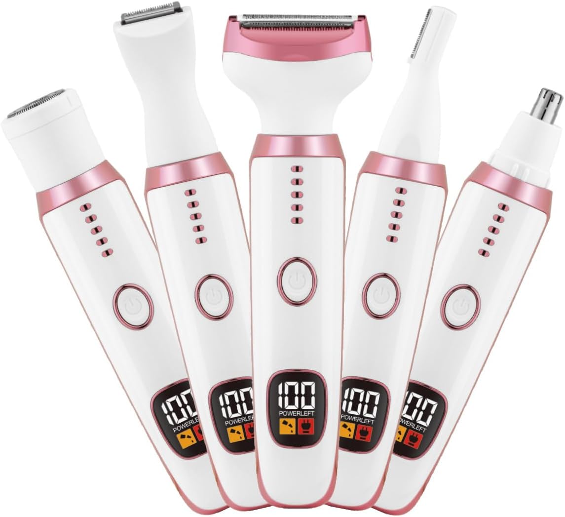 Maquinillas de afeitar eléctricas para mujer, recortadora de bikini...
