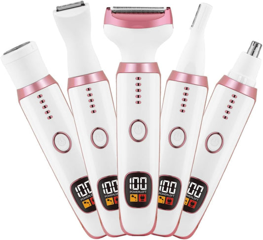 Maquinillas de afeitar eléctricas para mujer, recortadora de bikini...