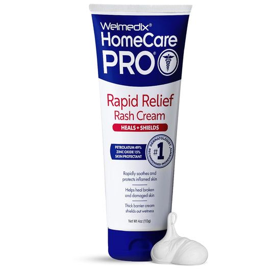 Welmedix HomeCare PRO Crema de Alivio Rápido para Sarpullido en Pañ...