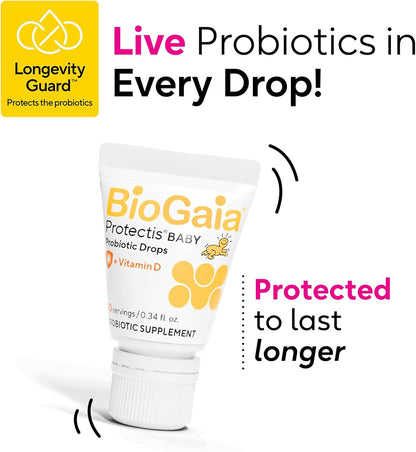 BioGaia Gotas Probióticas para Bebés - Alivio de Cólicos y Gases +...