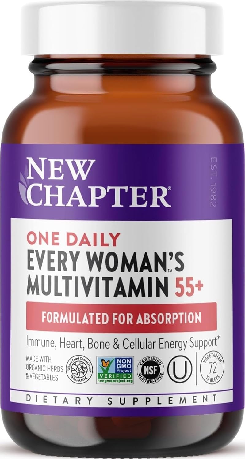New Chapter Every Woman's One Daily 55+ - Multivitamínico para...